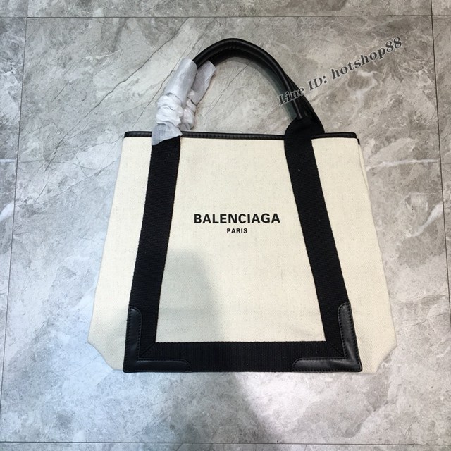 Balenciaga專櫃經典爆款帆布購物袋手提包 巴黎世家中號托特帆布包 fyj1676